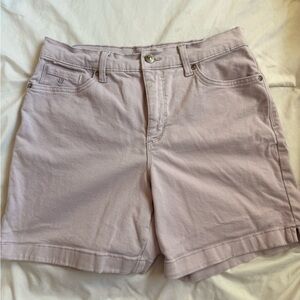 Women's Light Purple Denim Shorts